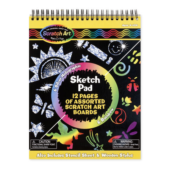 Scratch Art® Sketch Pad Book – Toys Mark