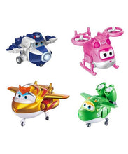 Load image into Gallery viewer, Super Wings Transform-a-Bots 4-Pack Series 1
