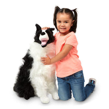 Cargar imagen en el visor de la galería, Border Collie Dog Giant Stuffed Animal
