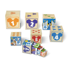 Cargar imagen en el visor de la galería, Disney Mickey Mouse ABC-123 Nesting &amp; Stacking Blocks
