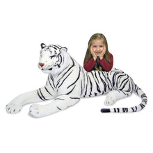 Cargar imagen en el visor de la galería, White Tiger Giant Stuffed Animal
