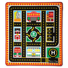 Cargar imagen en el visor de la galería, Round The City Rescue Rug &amp; Vehicle Set
