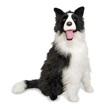 Cargar imagen en el visor de la galería, Border Collie Dog Giant Stuffed Animal
