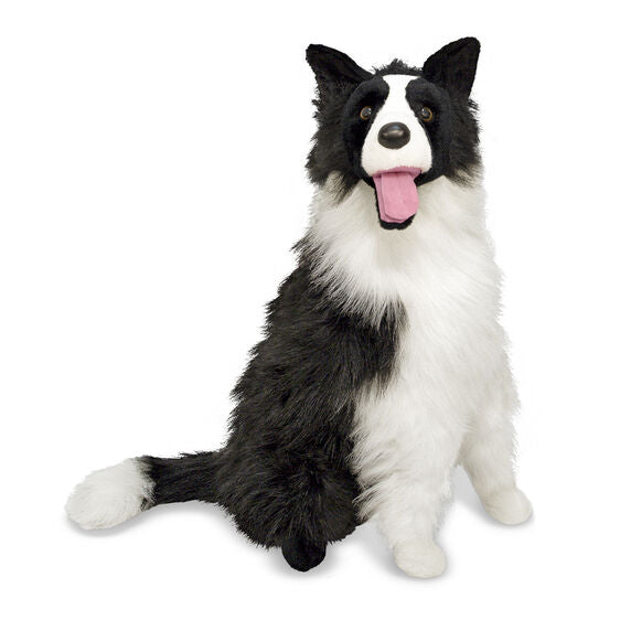 Border Collie Dog Giant Stuffed Animal