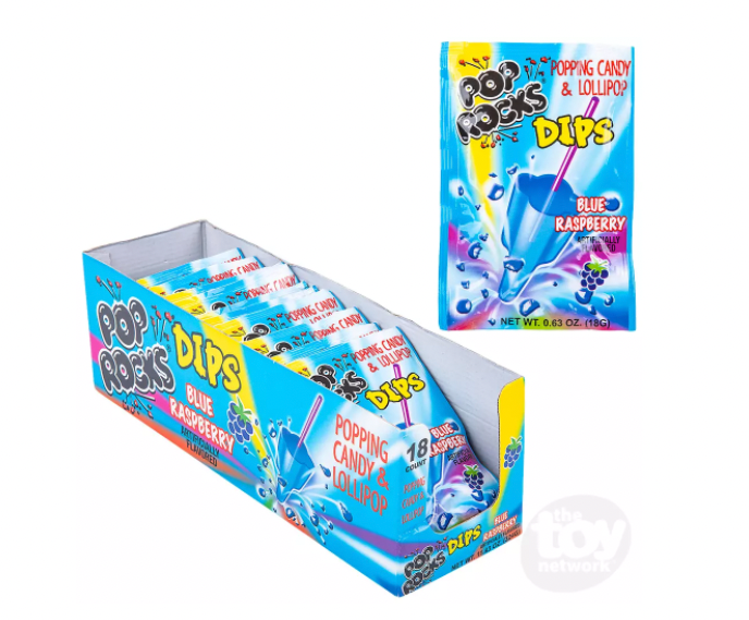 Pop Rocks Dips Blue Raspberry