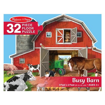 Busy Barn Jumbo Floor Puzzle