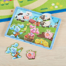 Cargar imagen en el visor de la galería, Blue&#39;s Clues &amp; You! Wooden Sound Puzzle - Musical Farm
