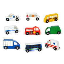 Cargar imagen en el visor de la galería, Wooden Town Vehicles Set
