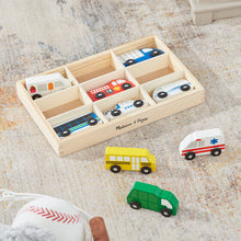 Cargar imagen en el visor de la galería, Wooden Town Vehicles Set
