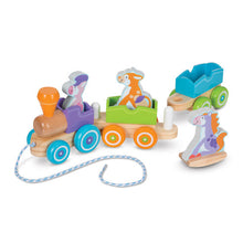 Cargar imagen en el visor de la galería, First Play Rocking Farm Animals Pull Train
