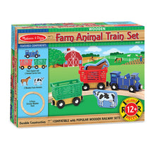 Load image into Gallery viewer, Farm Animal Train Set
