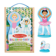 Cargar imagen en el visor de la galería, Ballerina/Fairy Magnetic Dress-Up Play Set
