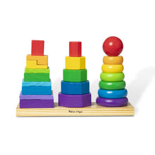 Cargar imagen en el visor de la galería, Geometric Stacker Toddler Toy
