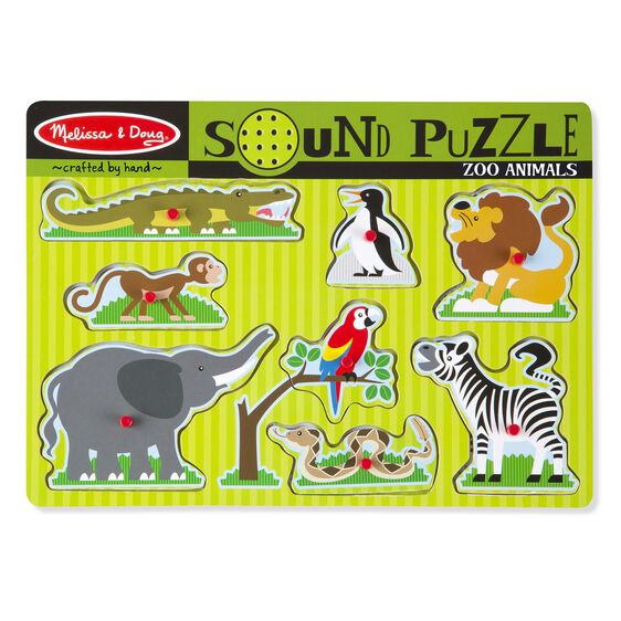 Zoo animal sound puzzle