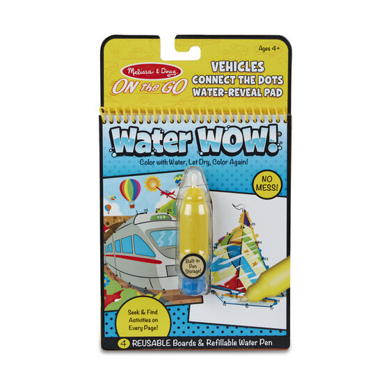 Water Wow! Connect the Dots Vehicles - On the Go Travel Activity