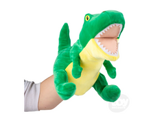 Load image into Gallery viewer, EARTH SAFE ALLIGATOR PUPPET
