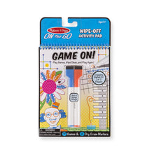 Cargar imagen en el visor de la galería, Wipe off activity pad Game On
