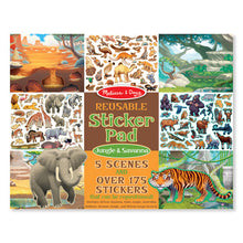 Load image into Gallery viewer, Reusable Sticker Pad - Jungle &amp; Savanna
