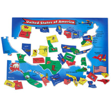 Load image into Gallery viewer, U.S.A. (United States) Map Floor Puzzle - 51 Pieces
