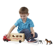 Cargar imagen en el visor de la galería, Horse Carrier Wooden Vehicles
