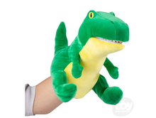 Load image into Gallery viewer, EARTH SAFE ALLIGATOR PUPPET
