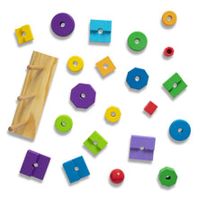 Cargar imagen en el visor de la galería, Geometric Stacker Toddler Toy
