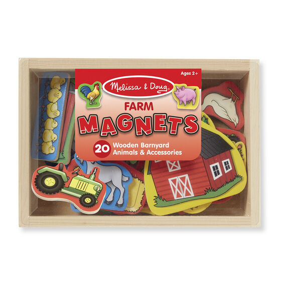 Wooden Farm Magnets