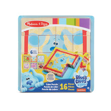 Cargar imagen en el visor de la galería, Blue&#39;s Clues &amp; You! Wooden Cube Puzzle - 16 Pieces
