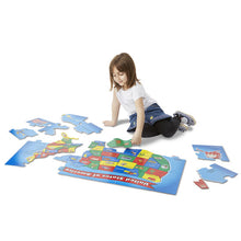 Cargar imagen en el visor de la galería, U.S.A. (United States) Map Floor Puzzle - 51 Pieces
