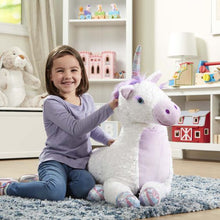 Load image into Gallery viewer, Jumbo Misty Unicorn Stuffed Plush Animal
