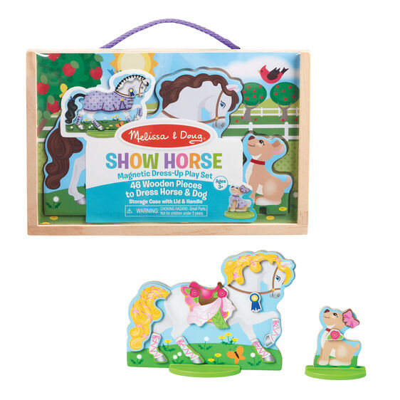 Show horse magnetic dress-up