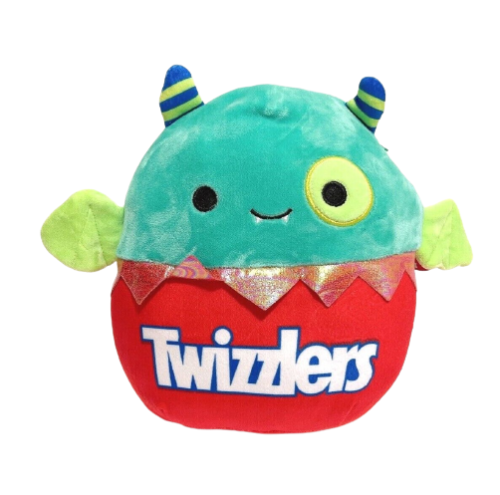 Halloween Squishmallow Twizzlers Horned Green Devil 10